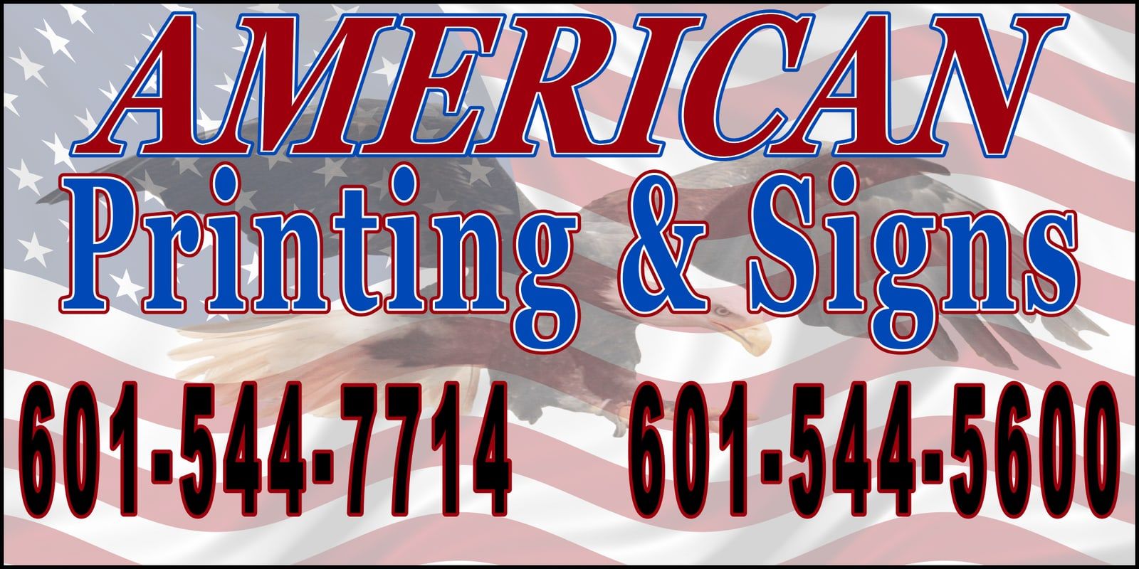 American Printing & Signs shop sign