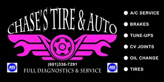Chase's Tire & Auto, sign face