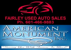 Fairley Used Auto Sales, monument sign face