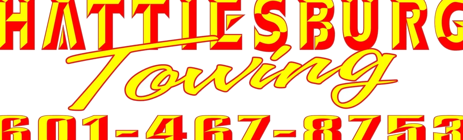 Hattiesburg Towing, sign lettering