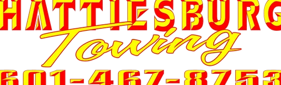Hattiesburg Towing, sign lettering