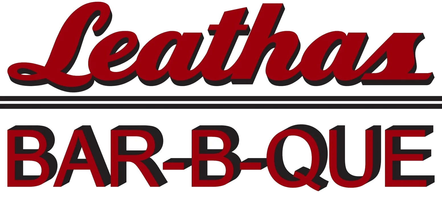 Leatha's Bar-B-Que, storefront sign