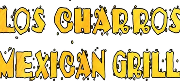 Los Charros Mexican Grill, sign lettering