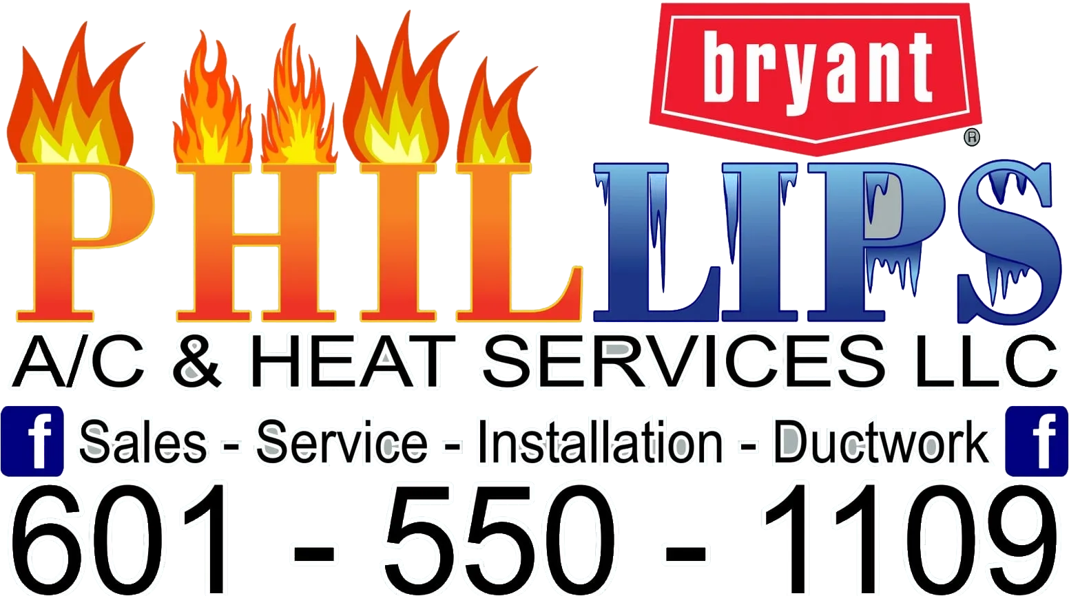 Phillips A/C & Heat Services, vehicle magnet