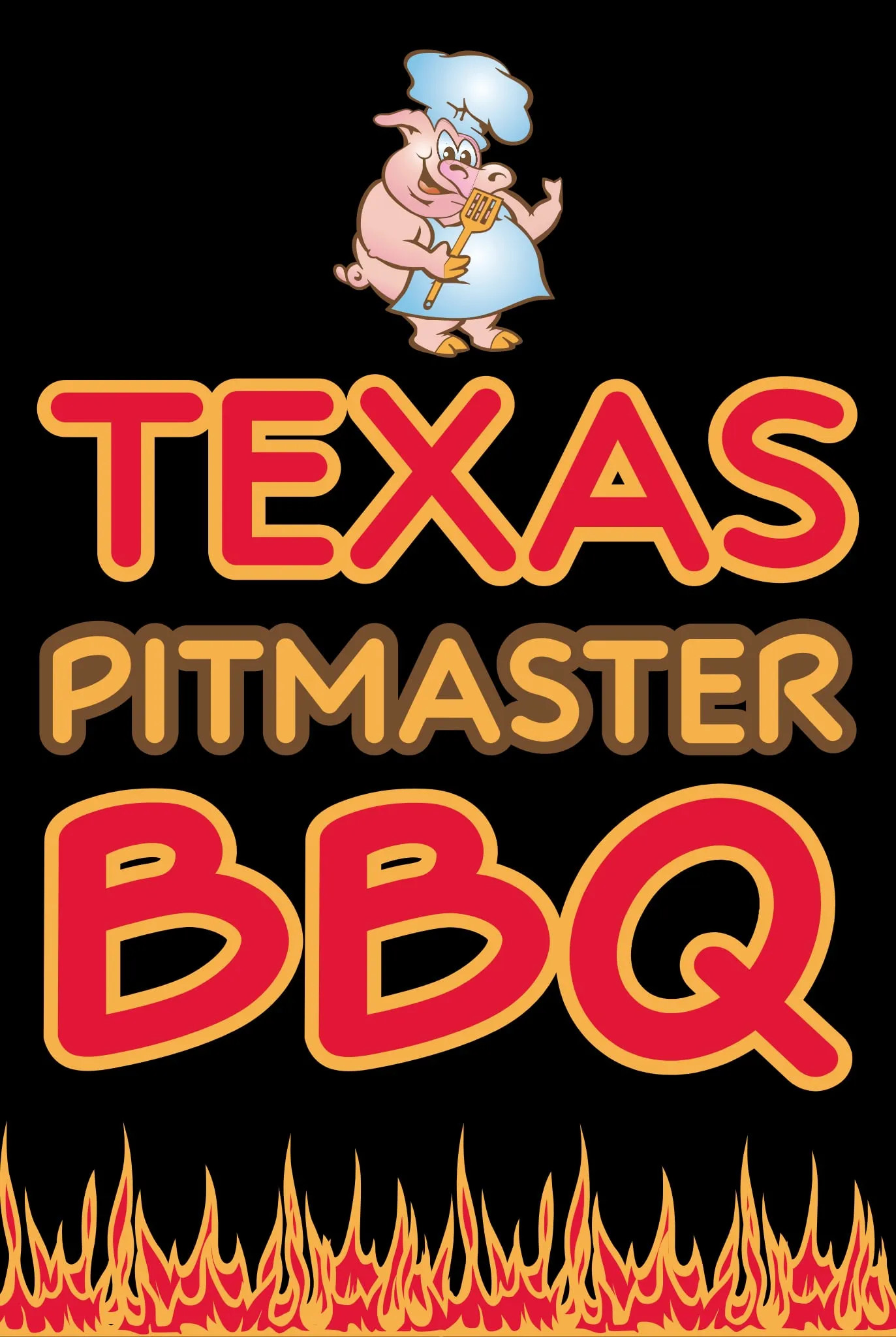 Texas Pitmaster BBQ, sign face